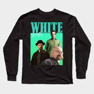 Walter White Vintage 90s Design Long Sleeve T-Shirt